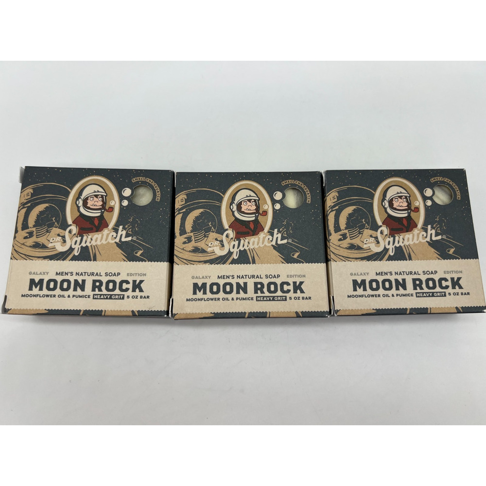Dr. Squatch Moon Rock Galaxy Edition Men's Soap Lot of 3. - Picture 12 of 12